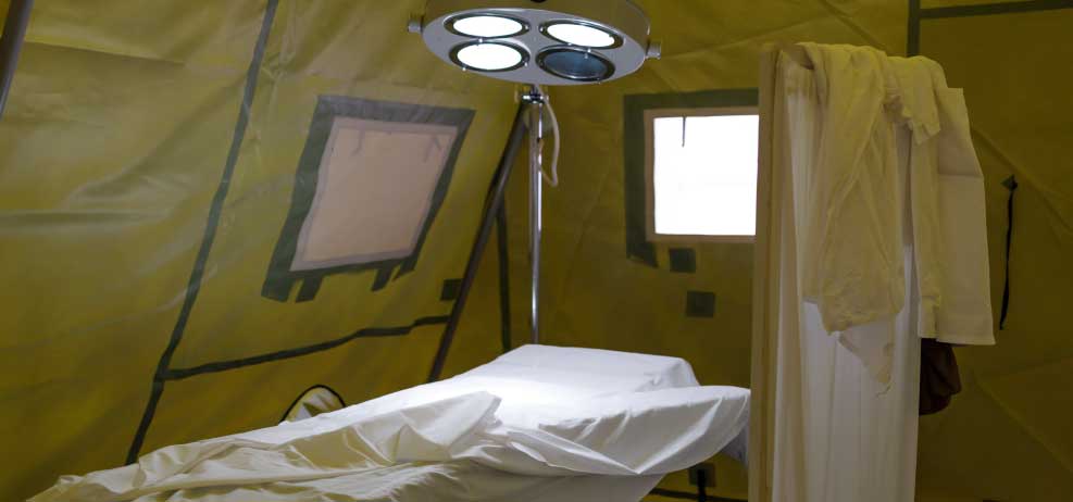 NOVAIR specialized solutions for Military Field Hospitals and more