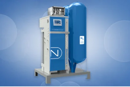 nitroswing foodpack nitrogen generator with blue background