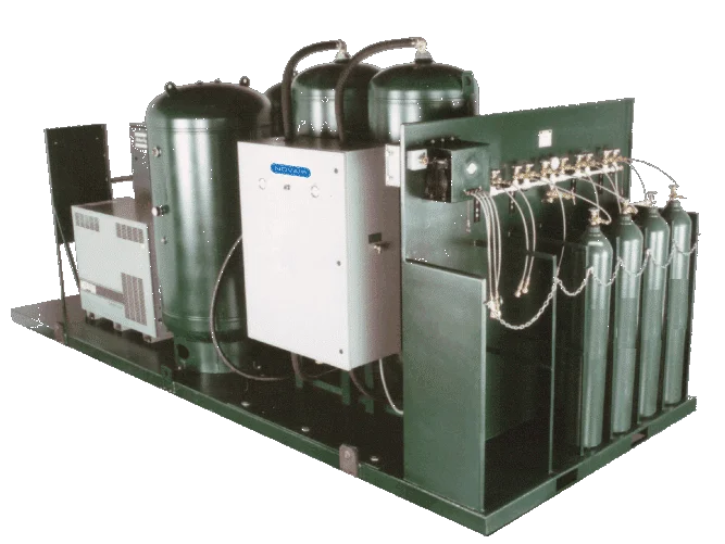 oxygen generator with cylinder filling plant