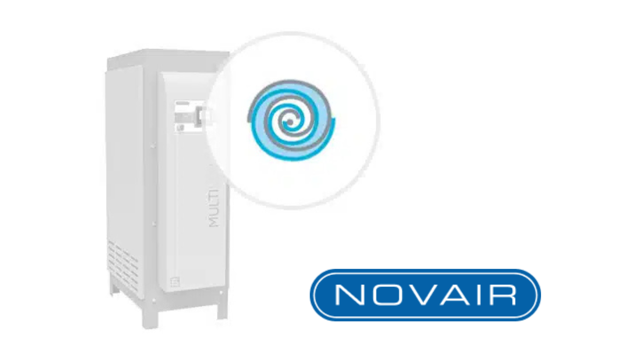 scroll compressor graphic with novair logo